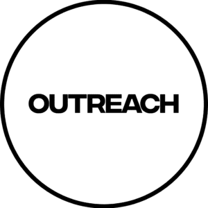 A simple, minimalist black silhouette of a light bulb, symbolizing ideas or creativity. The design features a rounded bulb shape with filament details, set against a plain white background.